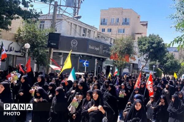 طنین «لبیک یا حسین(ع)» در مراسم جاماندگان اربعین فیروزکوه