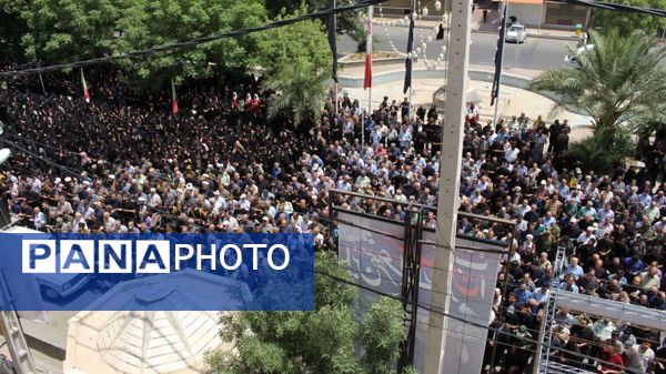 وداع باشکوه مردم دو استان با پیکر شهیدان اقتدار