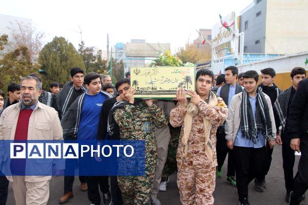 بدرقه ستاره گمنام فاطمی در مدارس ناحیه‌۴ تبریز