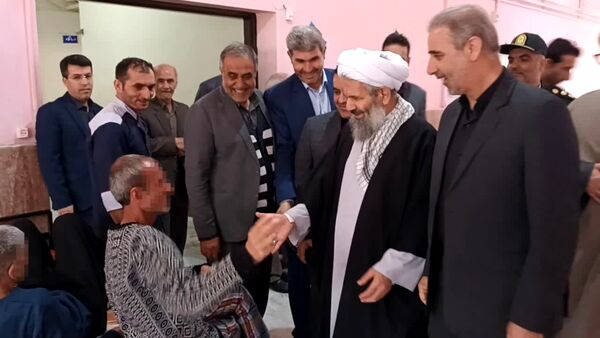 مهر نوروزی مسئولان در مرکز توانبخشی شهید بلبلی اهر