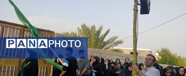 مراسم عزاداری امام حسین‌‌(ع) در روستای باغات