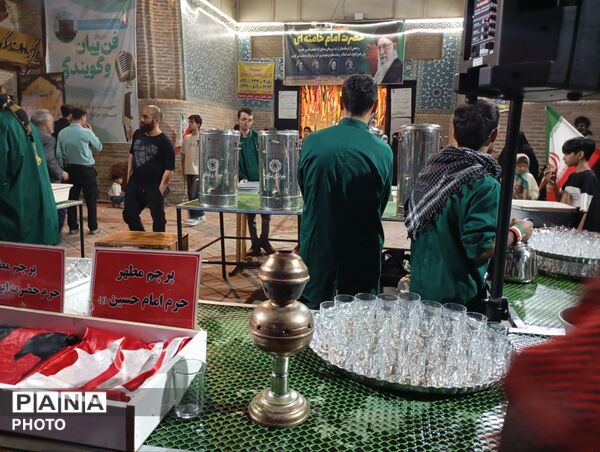 خدمت رسانی در حاشیه تجمعات نیشابور 