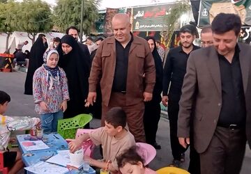 حضور مدیران سازمان دانش‌آموزی کشور در موکب دانش‌آموزی کامیاران