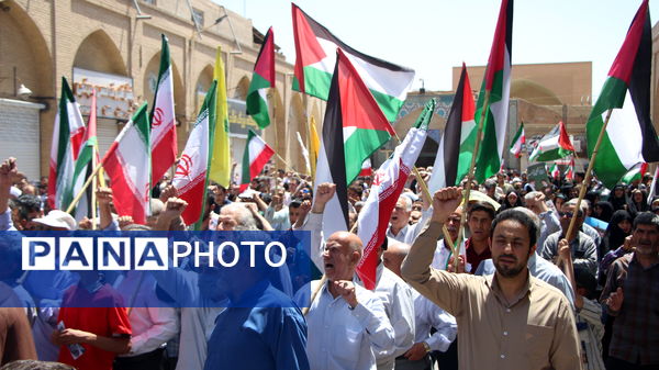 راهپیمایی «جمعه خشم» در شهر یزد