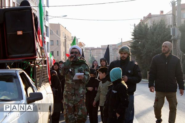 اجتماع خونخواهان و منتقمین شهادت حضرت آیت الله الامام شهید سید علی خامنه ای در پردیس