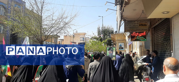 جلوه هایی از راهپیمایی روز جهانی قدس در قم