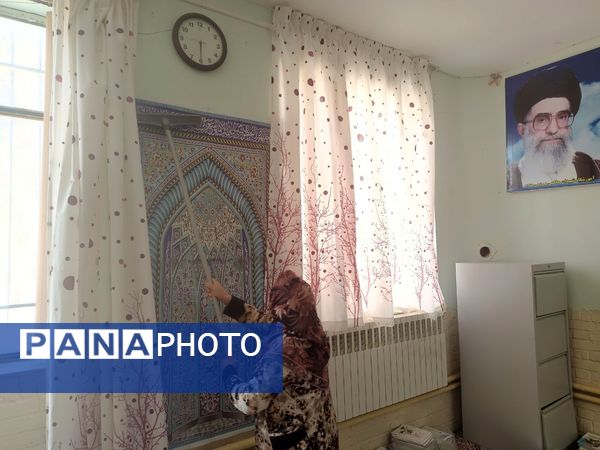 آماده‌سازی نمازخانه‌های مدارس خلیل‌آباد 