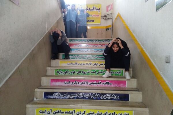 اجرای مانور زلزله و ایمنی در مدارس ناحیه 3 شیراز 