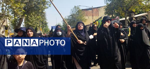 راهپیمایی عزاداران قائمشهری در سالروز رحلت رسول اکرم (ص) و امام حسن مجتبی (ع)