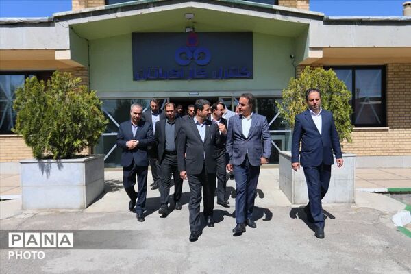 بازدید مسئولان همدان از شرکت کنترل گاز اکباتان