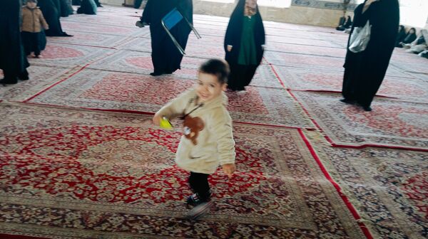 حضور کودکان در نماز جمعه کاشمر 
