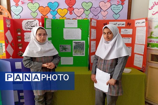 نمایشگاه صنایع دستی و طرح جابربن حیان در مدرسه فردوسی اردبیل