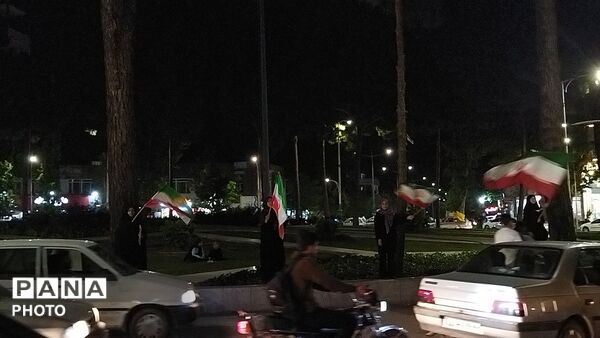 گذری بر میدان حافظ در   هشتاد و پنجمین شب از اجتماعات مردمی نیشابور