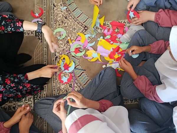 فعالیت جهادی دانشجومعلمان قم در روستای مومن آباد