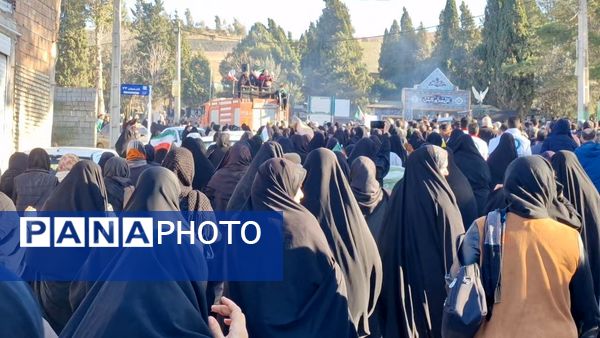 تشییع پیکر شهید ابوالفضل عرب در شهرستان گالیکش