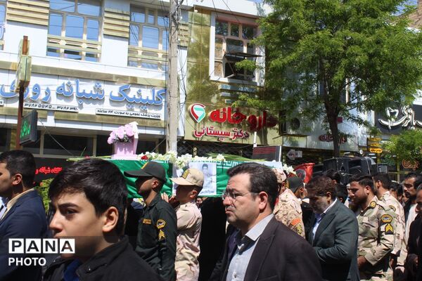 تشییع شهید وطن «مبین مولایی»