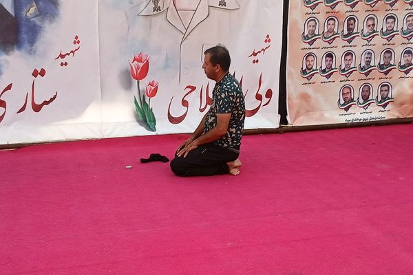 برپایی موکب «عشاق الحسین(ع)» سازمان دانش‌آموزی شهرستانهای تهران در مسیر زائران اربعین