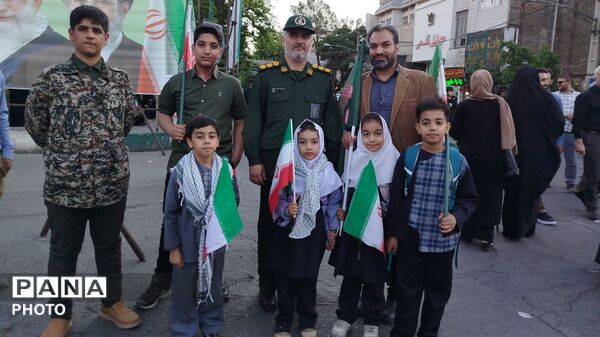 نمایش اقتدار و حمایت جان فدائیان امام رضایی ورامین