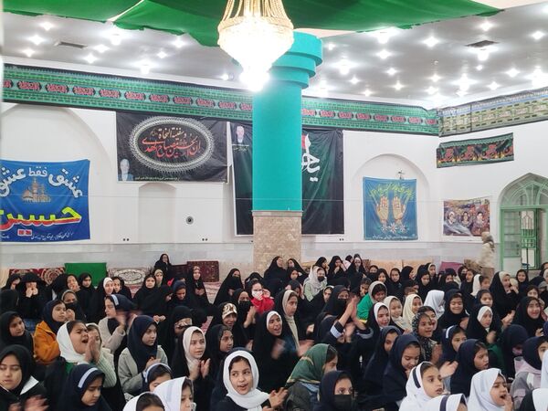 مراسم ولادت حضرت فاطمه زهرا در مهدیه صاحب زمان روستای دهنو شهرستان خلیل آباد