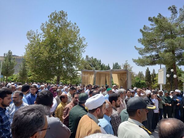 اجتماع مردم کاشمر در سرکوب رژیم صهیونسیتی 