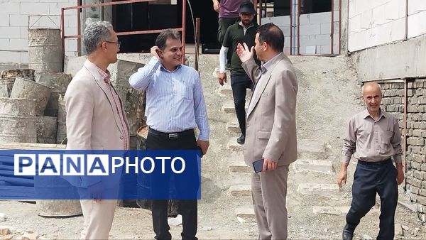 بازدید مدیر آموزش و پرورش اسلامشهر از پروژه های در حال ساخت آموزش و پرورش