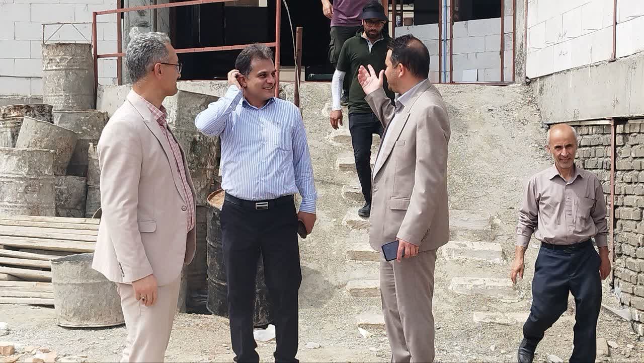 بازدید مدیر آموزش و پرورش اسلامشهر از پروژه های در حال ساخت آموزش و پرورش