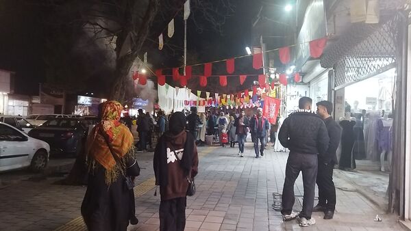 گذری بر فعالیت چایخانه امیر المومنین در شب میلاد حضرت مهدی ( عج)