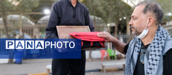 کودکان در پیاده‌روی نجف تا کربلا