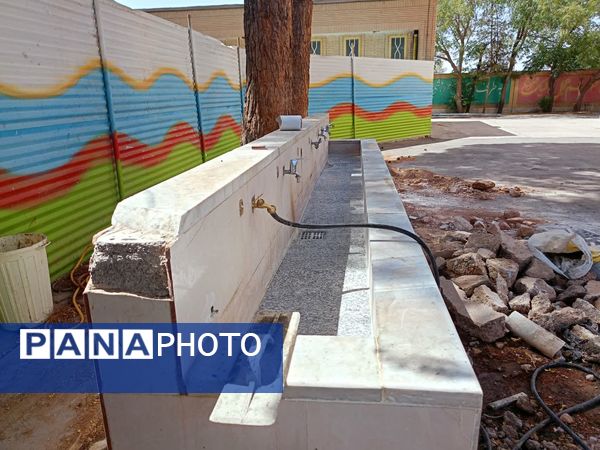 آماده سازی دبیرستان میثاق برای اول مهر