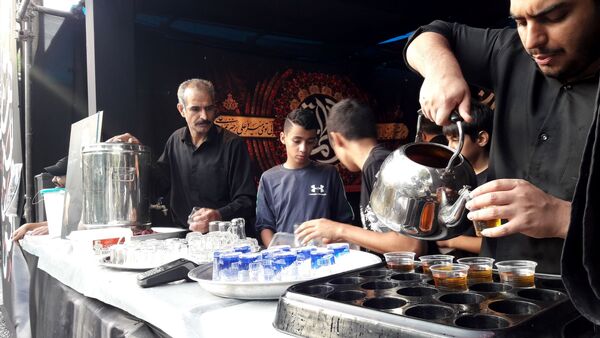 خدمت‌رسانی موکب ریحانه الحسین شهرستان شازند