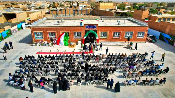  افتتاحیه مدرسه ۶ کلاسه نسیم دانایی روستای فدافن