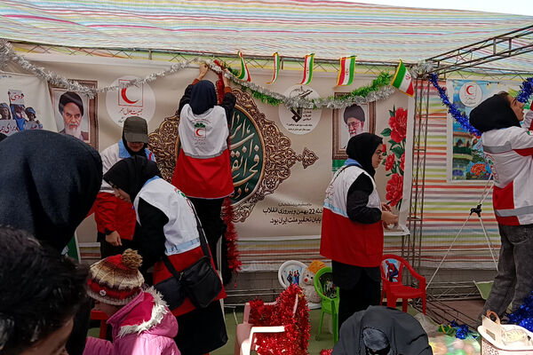 مهمانی کیلومتری نیمه شعبان در کرمانشاه 