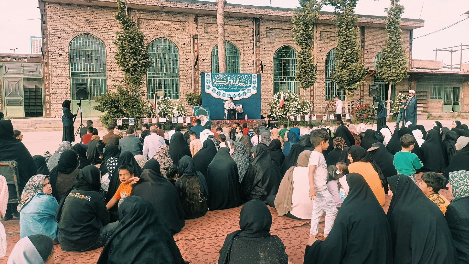 جشن زیبای  میلاد امام رضا(ع)در مسجد چهارده معصوم الغدیر 