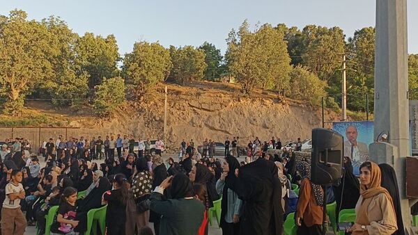 استقبال پر‌شور مردم دهستان کریک از کاروان خدام رضوی