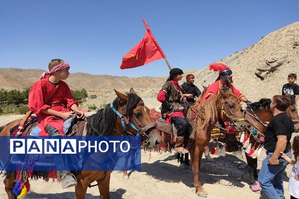 مراسم روز اربعین حسینی و تعزیه‌خوانی در شهر بار 