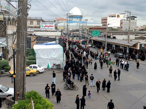 عزاداری تاسوعای حسینی در آمل 