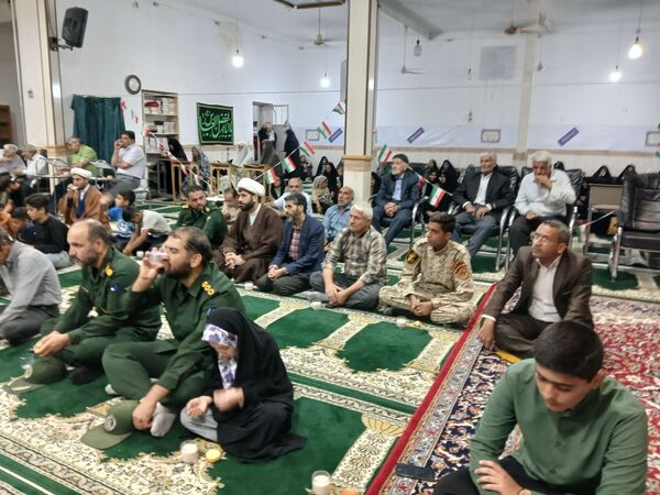 یادواره شهدای شهرستان خلیل‌آباد در مسجد نبی 