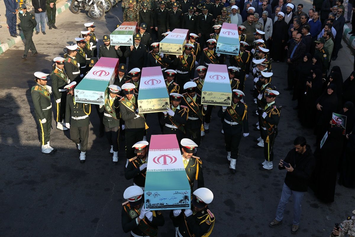 آیین استقبال از پیکرهای مطهر شهدای گمنام در بهشت معصومه(س)