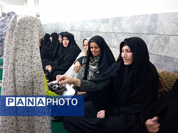 مراسم ایام فاطمیه در مسجد پنج تن آشخانه