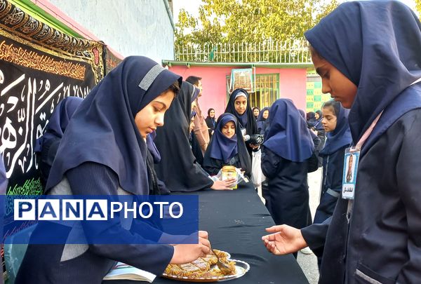 مراسم عزاداری ایام فاطمیه در مدرسه شهید جواهری ۲