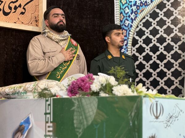  مراسم تشییع ۱۰ شهید گمنام در آمل