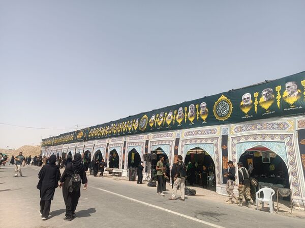 موکبی با رنگ و بوی مقاومت و شهادت 