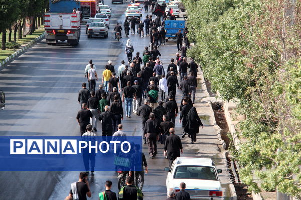 مراغه میزبان جاماندگان اربعین حسینی؛ پیاده‌روی «حرم تا حرم»