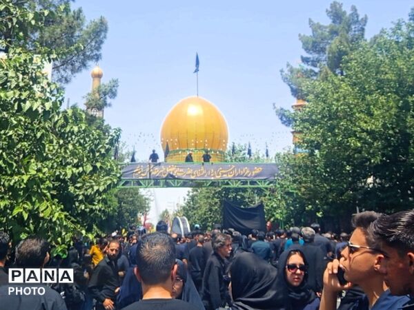 مراسم عزاداری تاسوعای  حسینی در حسینیه ابوالفضلی کاشمر 