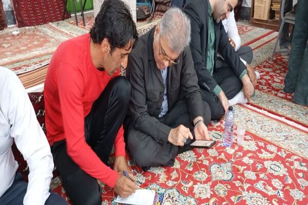 میز خدمت با حضور رؤسای ادارات در شهر بار