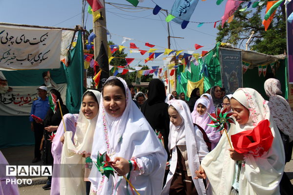  آغاز جشن بندگی دانش‌آموزان  شهرستان نظرآباد 