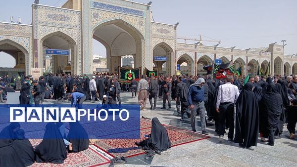 عزاداری زائران حضرت رضا (ع) 