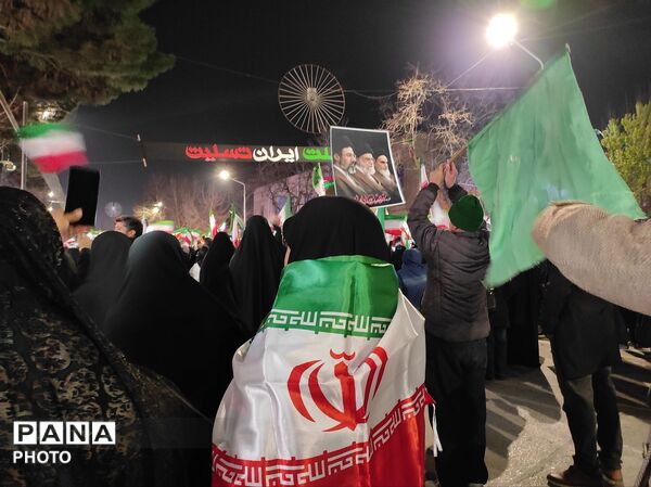 حضور گسترده و پرشور مردم انقلابی نیشابور در اجتماع خونخواهی رهبر انقلاب