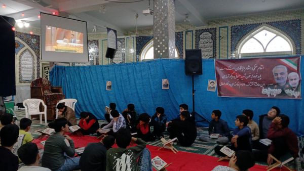  اعتکاف دانش‌آموزی در شهرستان بن