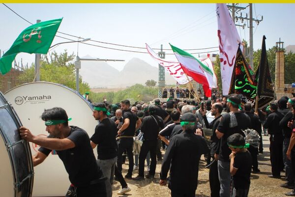 برگزاری مراسم ملی وداع نخل‌های روستاهای علوی و خاوه اردهال